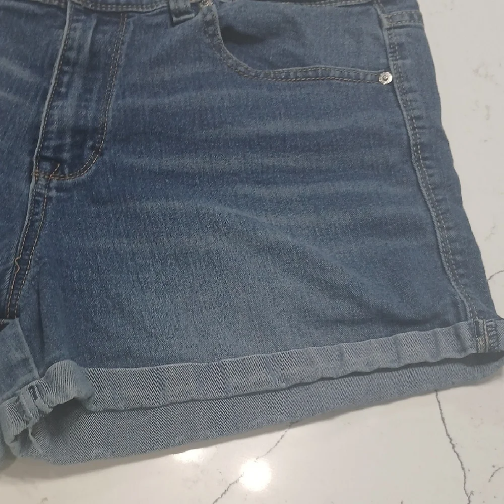 Women's Blue Denim Shorts